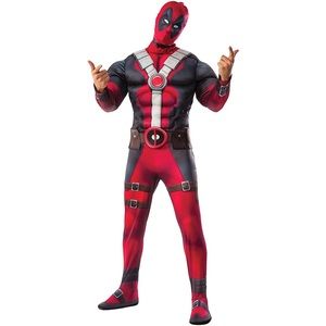 Marvel Deadpool Men’s 3-Piece Halloween Costume